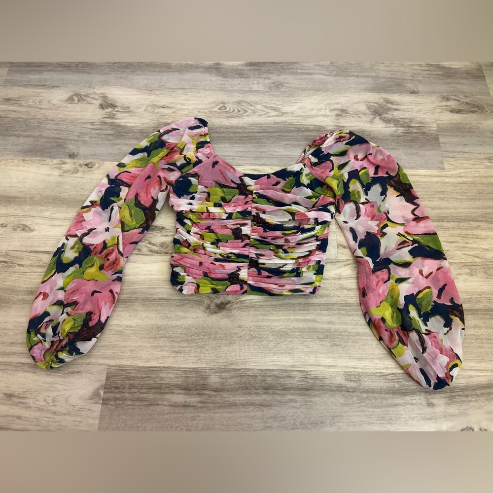 Abercrombie and Fitch floral blouse xs